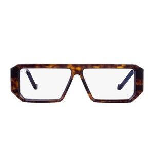 Vava Bl0030 Black Label Bold Rectangular Havana Sunglasses - NWT